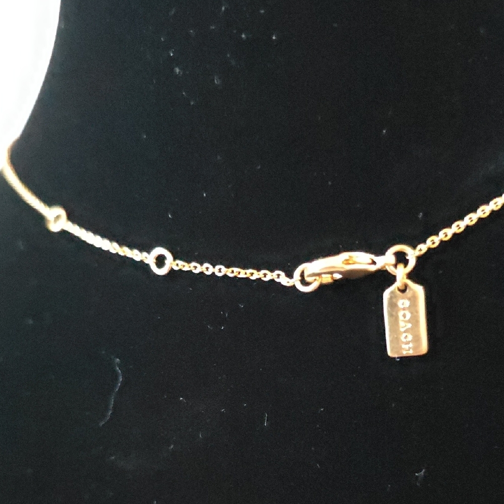 Coach Gold and Silver Charm Necklace‎ - Picture 7 of 7
